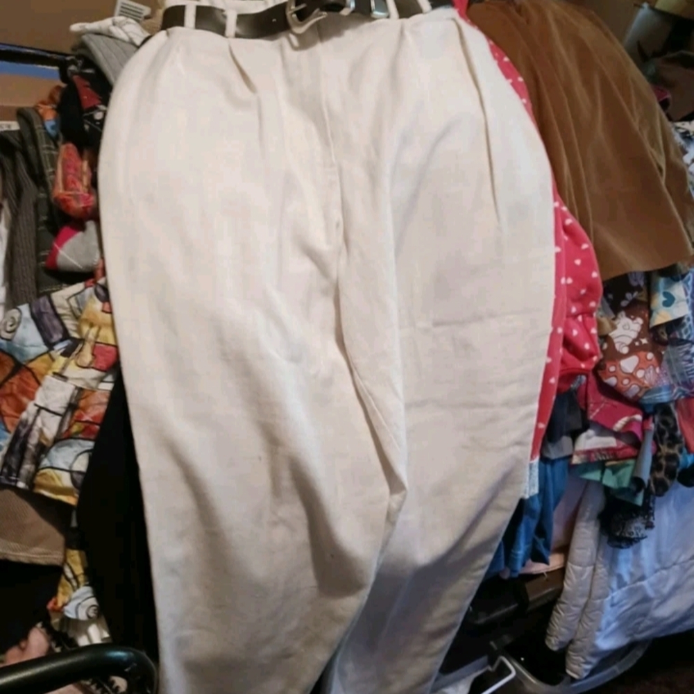 Vtg Studio C Classic White Women's Trousers